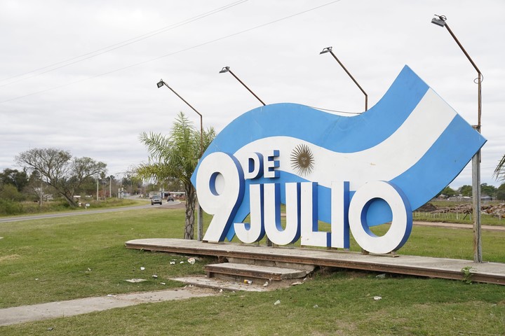 La localidad de 9 de Julio, en Corrientes. Foto Fernando de la Orden / Enviado Especial.