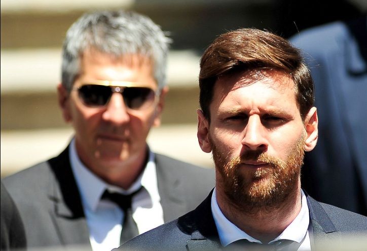 Lionel y Jorge Messi