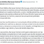 Barracas Central confirmó que separó del plantel a Gonzalo Morales tras ser denunciado por violencia de género